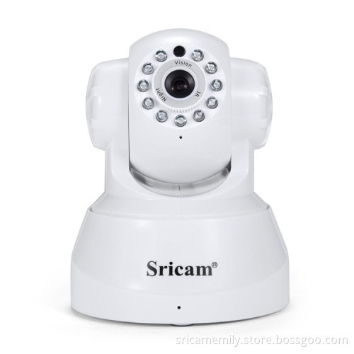 Sricam SP012 P2P Pan Tilt Wireless Wifi Home Security Guard IP Camera with Memory Card Slot